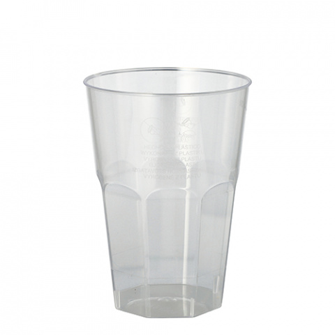 Szklanka krystaliczna do drinków 8 KĄTNA 250ml