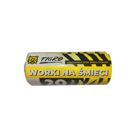 TIGRO WORKI HDPE 45/57 A50 20L DP BIAŁE