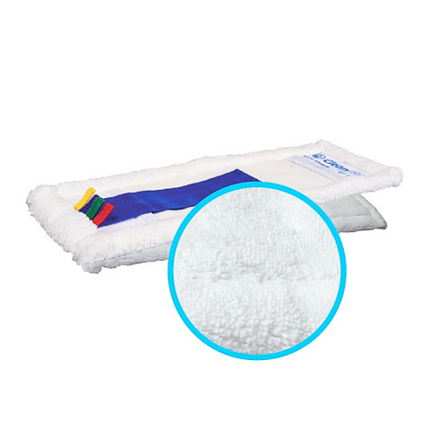 AKC MOP PŁASKI Z MIKROFAZY 40CM DO GRUNTOWEGO CZYSZCZENIA TAŚEMKA